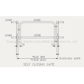 Hot DIP Galvanized Steel Self-Closing Gate Painted Gate